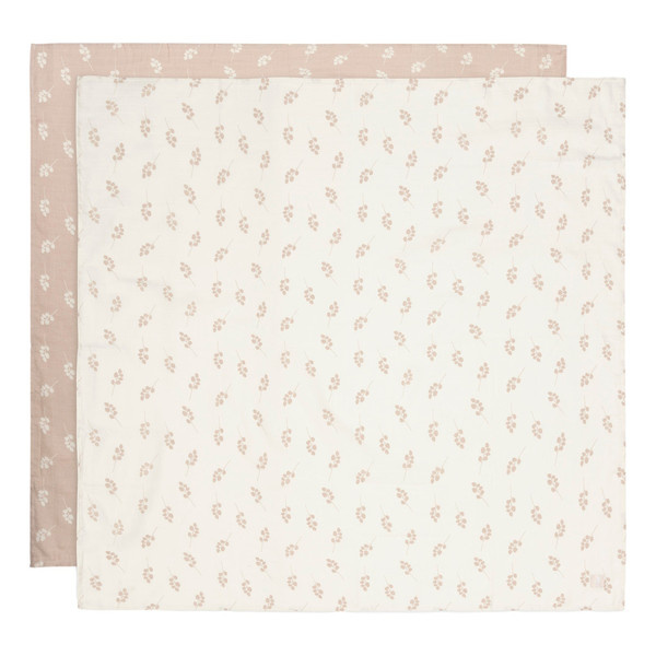 Hydrofiele Doek Large 115x115cm Twig Wild  Rose (2pack) afbeelding