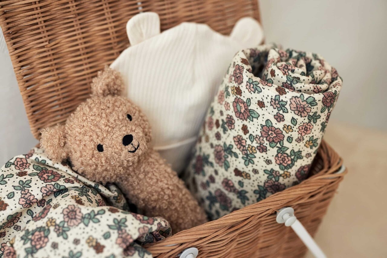 Jollein  Hydrofiele Doek Small 70x70cm Retro Flowers  (3pack)