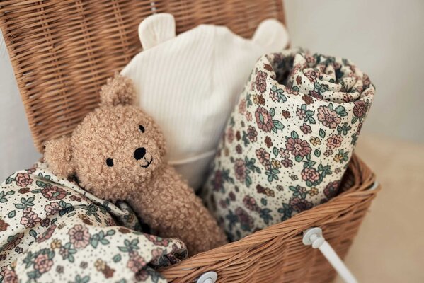 Jollein  Hydrofiele Doek Small 70x70cm Retro Flowers  (3pack)