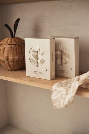 Jollein Hydrofiele Doek Small 70x70cm Animals Olive  Green (3pack) Jollein Hydrofiele Doek Small 70x70cm Animals Olive  Green (3pack)