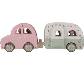 Little Dutch Speelgoed auto met caravan Little Dutch Speelgoed auto met caravan