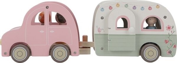 Little Dutch Speelgoed auto met caravan Little Dutch Speelgoed auto met caravan