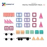 Connetix Magnetische Tegels Pastel Transport 50 stuks Connetix Magnetische Tegels Pastel Transport 50 stuks