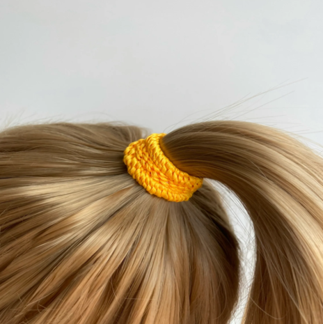 Kknekki Haarelastiekje Light Orange Kknekki Haarelastiekje Light Orange