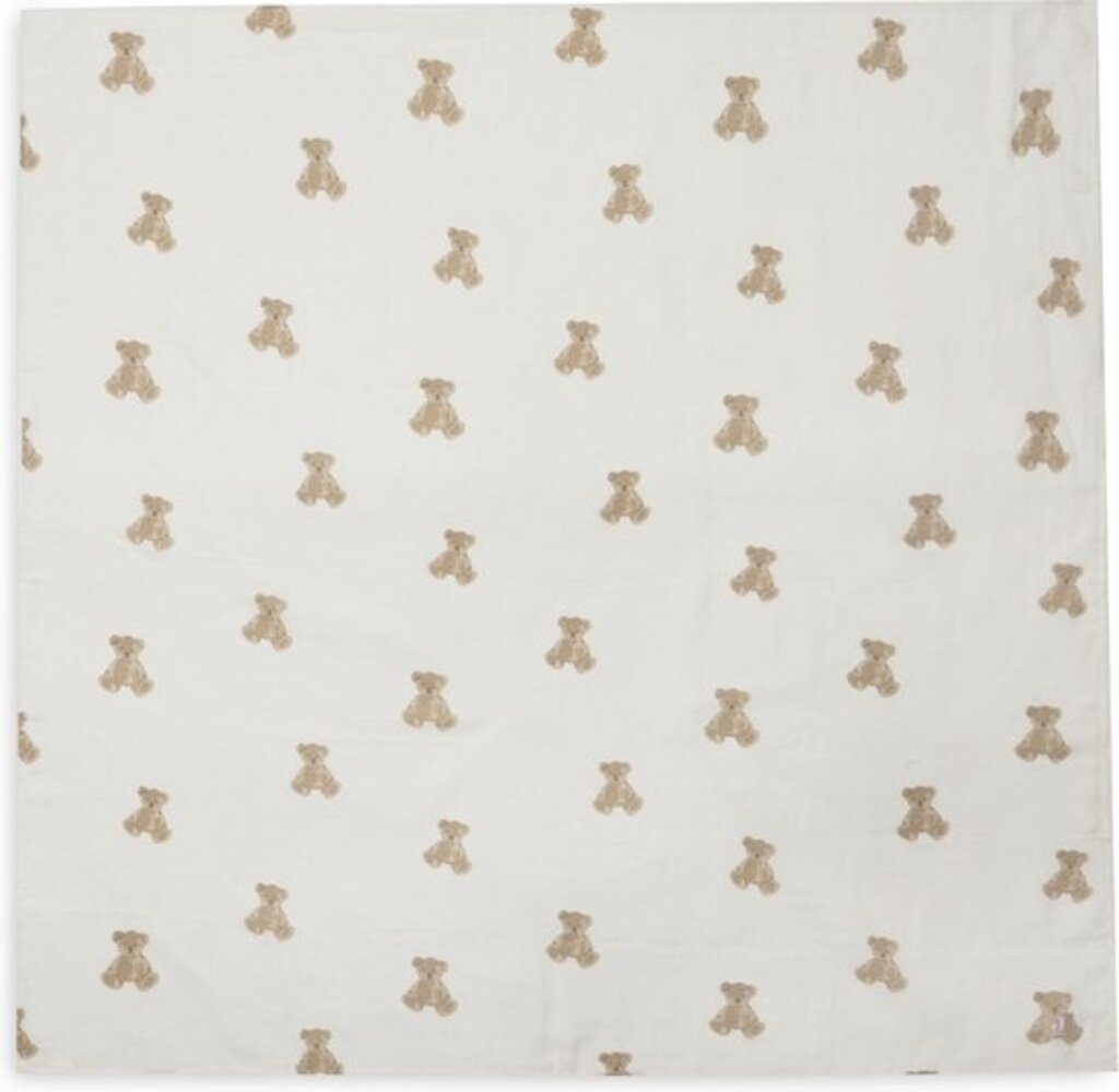 Jollein Hydrofiele Doek Large 115x115cm Teddy Bear (2pack) Jollein Hydrofiele Doek Large 115x115cm Teddy Bear (2pack)