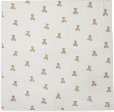 Jollein Hydrofiele Doek Large 115x115cm Teddy Bear (2pack) Jollein Hydrofiele Doek Large 115x115cm Teddy Bear (2pack)