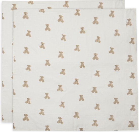 Hydrofiele Doek Large 115x115cm Teddy Bear (2pack) afbeelding