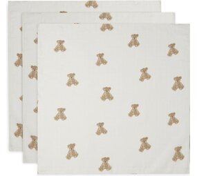 Jollein Hydrofiele Doek Small 70x70cm Teddy Bear (3pack) Jollein Hydrofiele Doek Small 70x70cm Teddy Bear (3pack)