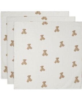 Jollein Hydrofiele Doek Small 70x70cm Teddy Bear (3pack) Jollein Hydrofiele Doek Small 70x70cm Teddy Bear (3pack)