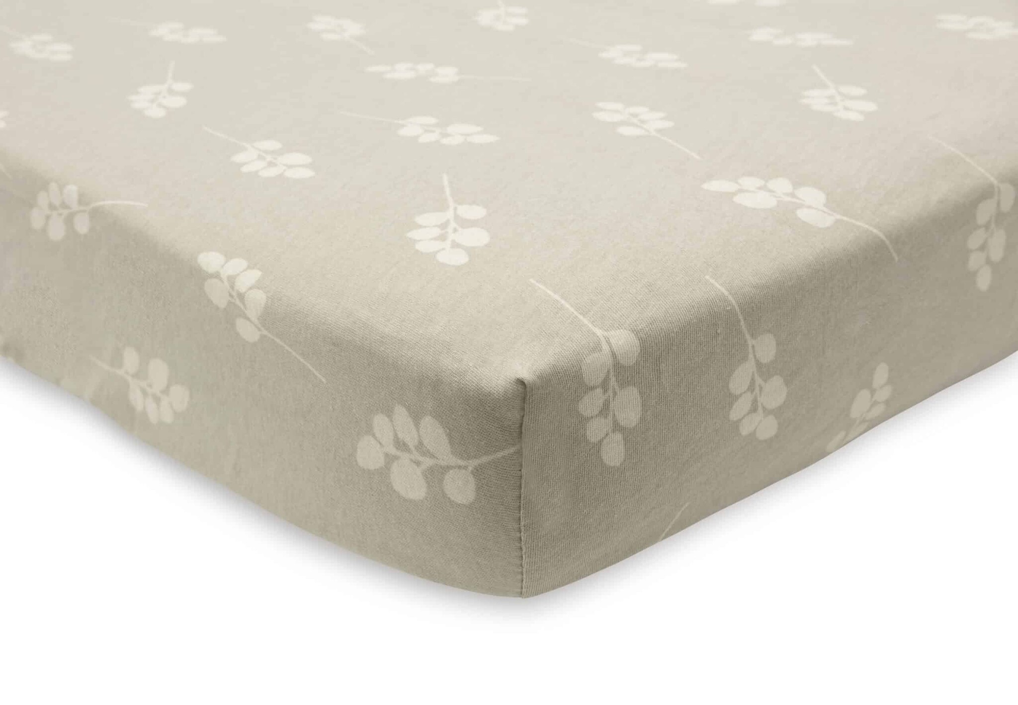 Hoeslaken Jersey 60x120cm Twig Olive Green afbeelding