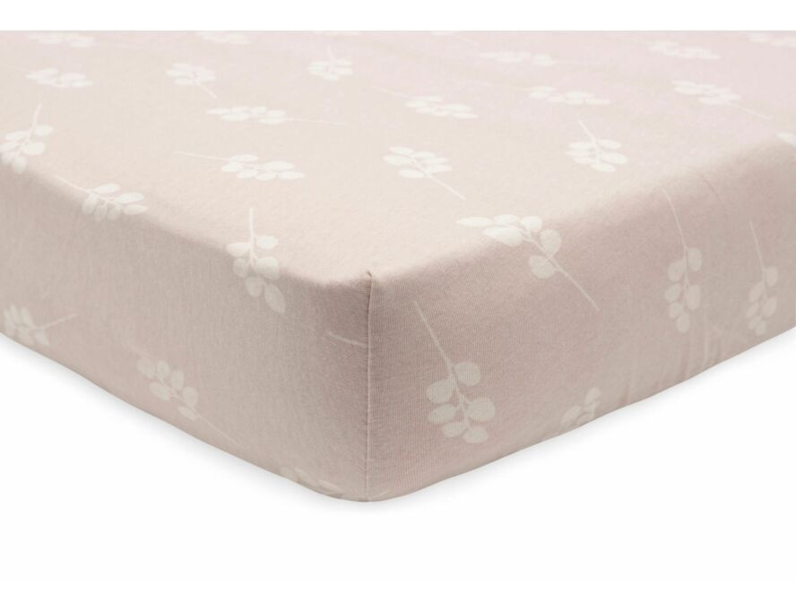 Hoeslaken Jersey 40/50x80/90cm Twig Wild  Rose afbeelding