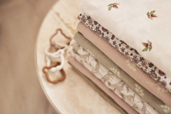 Jollein Hoeslaken Jersey 40/50x80/90cm Retro Flowers