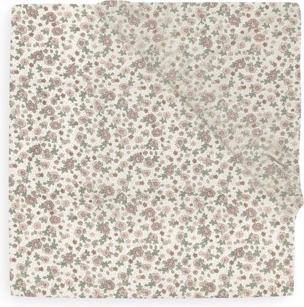 Jollein Hoeslaken Jersey 40/50x80/90cm Retro Flowers
