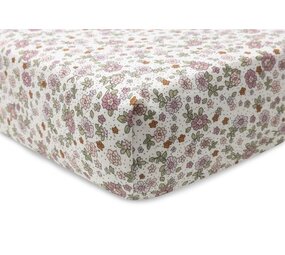 Jollein Hoeslaken Jersey 40/50x80/90cm Retro Flowers Jollein Hoeslaken Jersey 40/50x80/90cm Retro Flowers