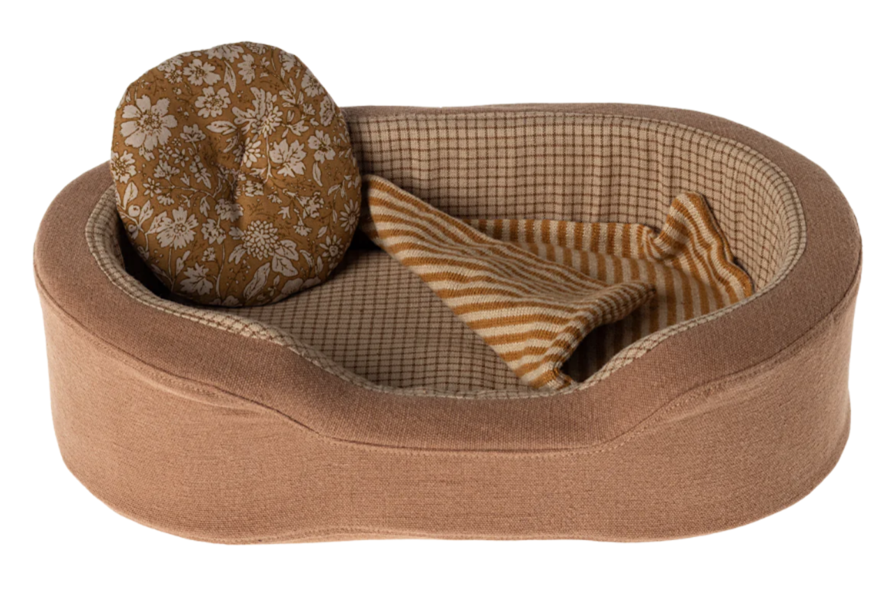 Maileg Cosy basket small - Brown Maileg Cosy basket small - Brown