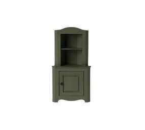 Maileg Muizen Houten hoekkast donker groen Maileg Muizen Houten hoekkast donker groen