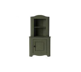 Maileg Miniature Muizen Houten hoekkast donker groen Maileg Miniature Muizen Houten hoekkast donker groen