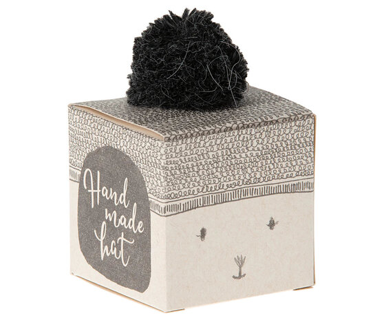 Maileg Gebreide Muts Anthracite