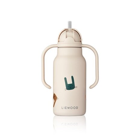 Liewood Drinkfles Kimmie Bottle 250 ml | Bunny Sandy Liewood Drinkfles Kimmie Bottle 250 ml | Bunny Sandy