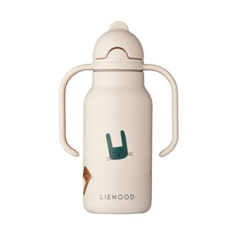Liewood Drinkfles Kimmie Bottle 250 ml | Bunny Sandy Liewood Drinkfles Kimmie Bottle 250 ml | Bunny Sandy