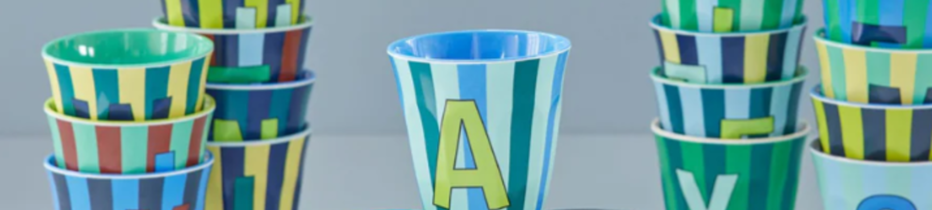 Alfabet Bekers van Rice: Een persoonlijk cadeautje 