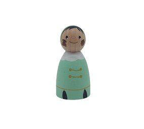 Houten Pietje Pastel Groen Houten Pietje Pastel Groen
