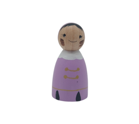 Houten Pietje Pastel Paars Houten Pietje Pastel Paars
