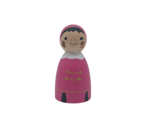 Houten Pietje Roze Houten Pietje Roze