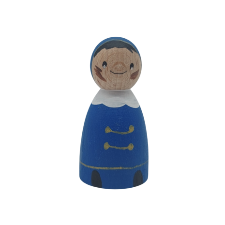 Houten Pietje Blauw Houten Pietje Blauw