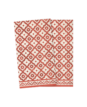 Maileg Napkin Moziek Rood Servetten Large Maileg Napkin Moziek Rood Servetten Large