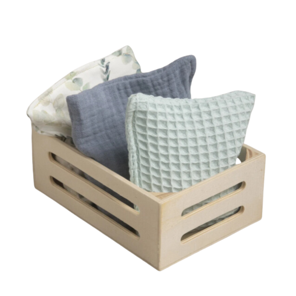 Little Botanic Label Pittenzakjes Jeans Mini-Set