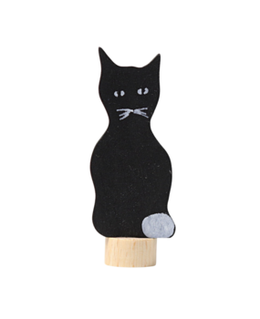 Grimm's Houten Steker Black Cat Grimm's Houten Steker Black Cat
