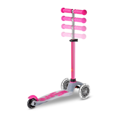 Micro Step Mini Deluxe Flux LED Neochrome Roze Micro Step Mini Deluxe Flux LED Neochrome Roze