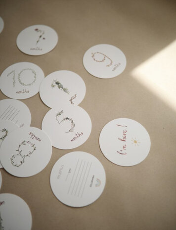 Mushie Milestone Cards Mushie Milestone Cards