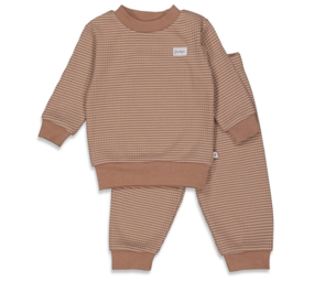 Feetje Kinder Pyjama Wafel Bruin Speelgoedwinkel Lazy Lama