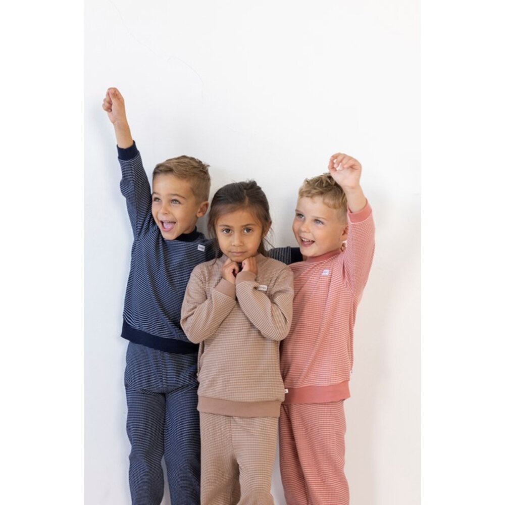Feetje Kinder Pyjama Wafel Bruin Speelgoedwinkel Lazy Lama