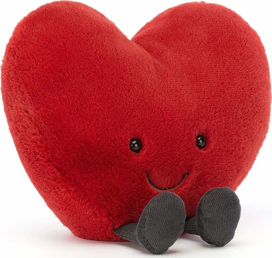 Jellycat Knuffel Large Amuseable Red Heart Jellycat Knuffel Large Amuseable Red Heart