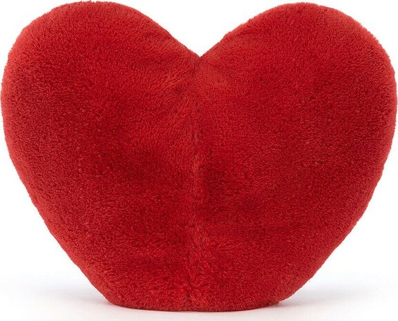 Jellycat Knuffel Large Amuseable Red Heart Jellycat Knuffel Large Amuseable Red Heart