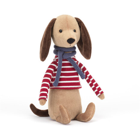 Jellycat Knuffel Beatnik Sausage Dog Jellycat Knuffel Beatnik Sausage Dog