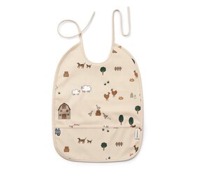 Liewood Slabbetje Lai Bib Farm Sandy Liewood Slabbetje Lai Bib Farm Sandy