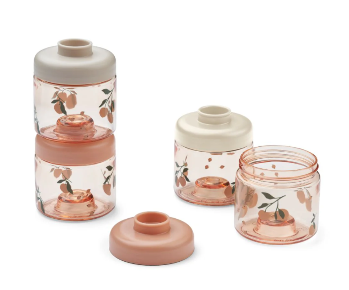 Liewood Babyvoeding doosjes Dominique - Peach Sea Shell (4st) Liewood Babyvoeding doosjes Dominique - Peach Sea Shell (4st)