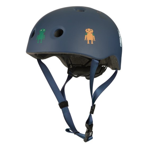 Kinderhelm Hilary fietshelm Robots / Indigo blue afbeelding