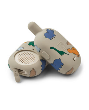 Liewood Walkie Talkie Nael - Dinosaurs Mist Liewood Walkie Talkie Nael - Dinosaurs Mist