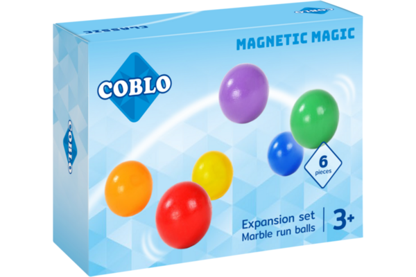 Coblo Knikkerbaan Ballen Classic - 6 stuks Coblo Knikkerbaan Ballen Classic - 6 stuks