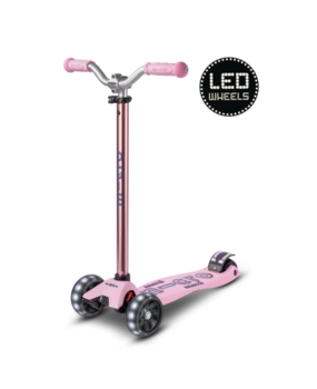 Micro Step Maxi Deluxe Pro LED Roze