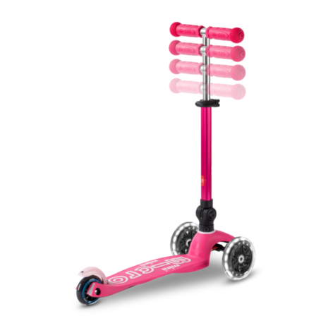 Micro Step Mini Inklapbaar LED Pink Micro Step Mini Inklapbaar LED Pink