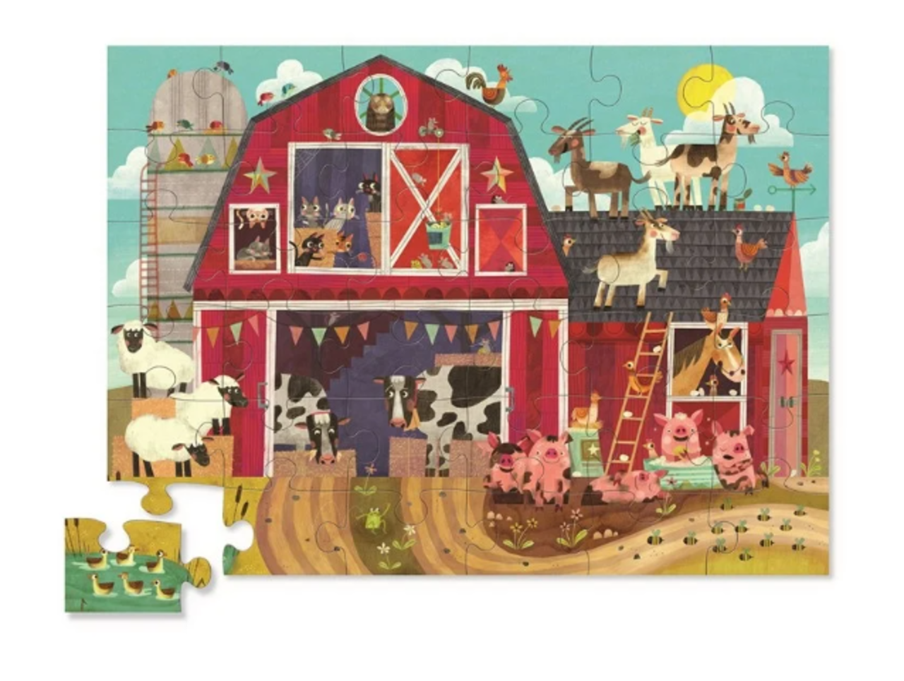 Crocodile Creek Puzzel Barnyard Buddies - Boerderijvrienden Crocodile Creek Puzzel Barnyard Buddies - Boerderijvrienden