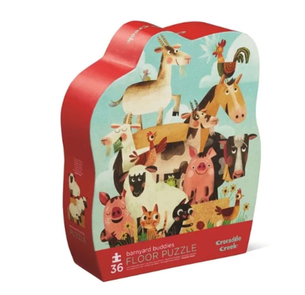 Crocodile Creek Puzzel Barnyard Buddies - Boerderijvrienden Crocodile Creek Puzzel Barnyard Buddies - Boerderijvrienden
