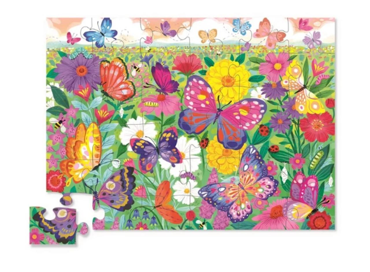 Crocodile Creek Puzzel Butterfly Garden (36 stukjes) Crocodile Creek Puzzel Butterfly Garden (36 stukjes)