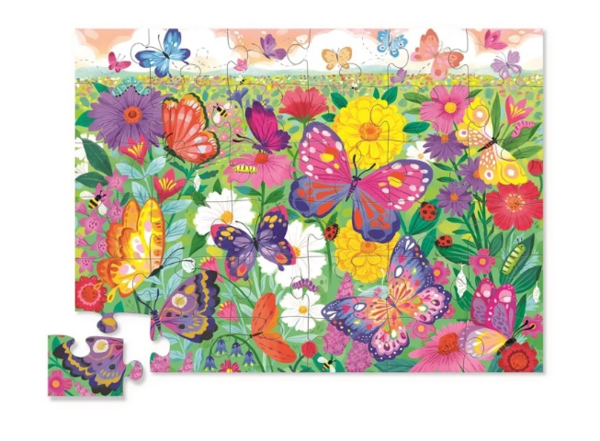 Crocodile Creek Puzzel Butterfly Garden (36 stukjes) Crocodile Creek Puzzel Butterfly Garden (36 stukjes)